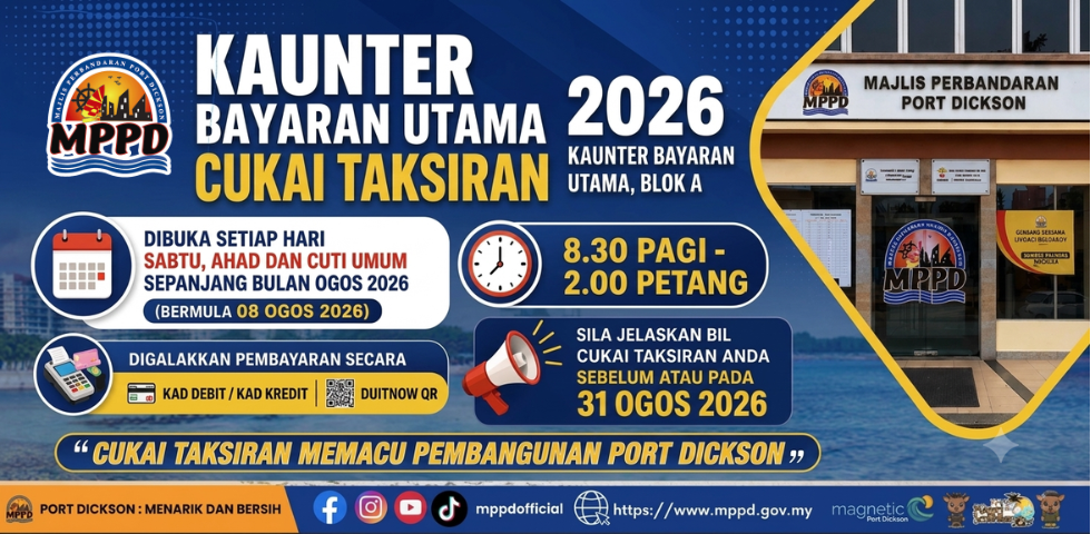 kaunter bergerak 2026
